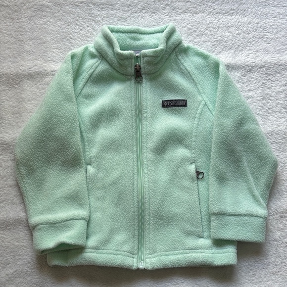 Columbia Other - 2T Columbia Light Green Fleece Jacket